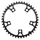 CHANRING FOR ROAD BIKE-5 arms- 42T. Ø110 "INNER" BLACK CT2 STRONGLIGHT 10/11 Speed (SHIMANO TYPE)