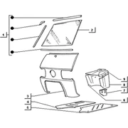 Pieces composant le chassis