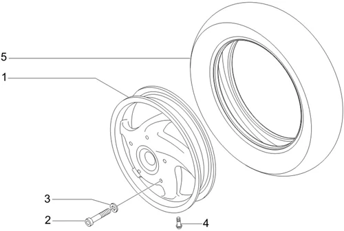 Roue avant