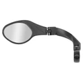 MIRROR FOR BICYCLE-LEFT- NEWTON OVAL SHAPED-FOLD AWAY-ON HANDLEBAR FOR E/BIKE - 8,5 x 6 cm