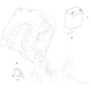 Relais - Batterie - Avertisseur sonore