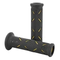 GRIP- PROGRIP ON ROAD 717 DUAL DENSITY BLACK/WHITE 122mm OPEN END (PAIR) (ROAD BIKE)