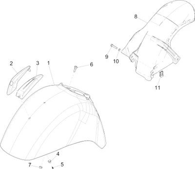 Logement roue - Garde boue