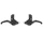 LEVIER DE FREIN VTT ENFANT V-BRAKE NEWTON RESINE NOIR (PAIRE SUR CARTE)