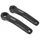 MANIVELLE DROITE + GAUCHE VAE / E-BIKE SHIMANO FC-E6100 170mm NOIR JIS POUR MOTEUR SHIMANO E6000 (PAIRE) (MONTAGE ATELIER)