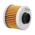FILTRE A HUILE MAXISCOOTER ADAPTABLE PEUGEOT 125 SATELIS, JET FORCE, ELYSEO, ELYSTAR / APRILIA 125 LEONARDO 1996>2004 , SCARABEO 1999>2003 (41x33mm) (EQUIVALENT HF185) -ISON 185
