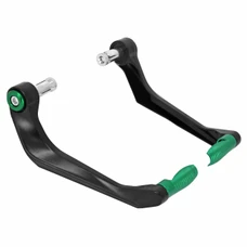 LEVER GUARDS FOR KAWASAKI Z900, Z650 ANODIZED GREEN (PAIR) -AVOC