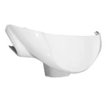 CARENAGE/COUVRE GUIDON SCOOT ADAPTABLE MBK 50 OVETTO 2002>2007 COMPTEUR AIGUILLE/YAMAHA 50 NEOS 2002>2007 COMPTEUR AIGUILLE BLANC BRILLANT  -P2R-