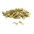 COSSE ELECTRIQUE LAITON NON ISOLEE OEILLET 5.2 x 20 A SERTIR (VENDU AU SACHET DE 100 PIECES) -SELECTION P2R