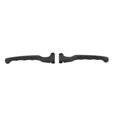 BRAKE LEVER FOR PEUGEOT 103 SPX, RCX Steel - BLACK Long 160 mm (TYPE ORIGINAL) ( PAIR) -SELECTION P2R