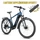 VELO ELECTRIQUE/VAE VTC 28 LEADER FOX BARNET 2025 HOMME BLEU 9V MOTEUR CENTRAL BAFANG M510 36V 95Nm BATTERIE 20Ah (22.5'' - h53cm - TAILLE XXL - POUR ADULTE DE 190cm à plus)