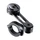 SUPPORT TELEPHONE/SMARTPHONE MOTO/VELO SP CONNECT TAILLE MASSE ALU NOIR ORIENTABLE A 360-(DIAM 22,2, 25,4, 28,6, 31,8 mm)