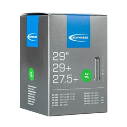 CHAMBRE A AIR VELO 27.5/29 x 2.25-3.00 SCHWALBE VALVE STANDARD TOUT ALU (AV19L)