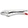 PINCE A ETAU UNIVERSELLE PRO KNIPEX 180mm ZINGUEE AVEC VIS DE REGLAGE (41 04 180) -MADE IN GERMANY