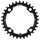 PLATEAU VTT 4BRA D.104 POUR SUNRACE 32DTS TRIPLE MILIEU NOIR ALU COMPATIBLE AUTRES MARQUES NARROW WIDE