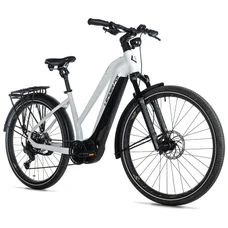 VELO ELECTRIQUE/VAE VTC 29 LEADER FOX DIXON 2026 FEMME BLANC BRILLANT 10V CUES MOTEUR CENTRAL PANASONIC GX ULTIMATE 36V 95Nm BATTERIE 23Ah (18'' - H46cm - TAILLE M - POUR ADULTE DE 168cm à 178cm)