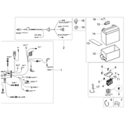 Circuit electrique arrière