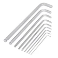 ALLEN WRENCH (BALL END) LONG CHROME (SET OF 9 : 1,5/2/2,5/3/4/5/6/8/10mm) P2R