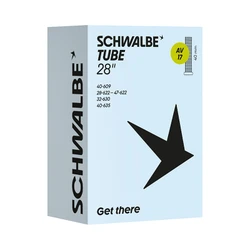 INNER TUBE FOR BICYCLE 700 x 28-45 SCHWALBE -SCHRADER VALVE- ALUMINIUM (AV17)