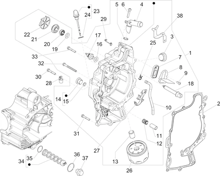 Couvercle volant magnetique - Filtre à huile