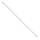 STAINLESS SPOKE- SILVER FOR EBIKE Ø 2,0mm - Ø 2,3mm L298mm SAPIM -" J BEND" WITH NUTS (SOLD PER UNIT)