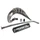 POT 50 A BOITE VOCA CROSS ROOKIE POUR DERBI 50 SENDA, SENDA DRD/APRILIA 50 RX, SX (PASSAGE HAUT - SILENCIEUX ALU NOIR)