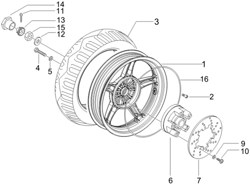 Roue arriere