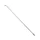 RAYON INOX ARGENT 2,6mm L215mm TETE COUDEE SAPIM AVEC ECROUS (VENDU A L'UNITE)