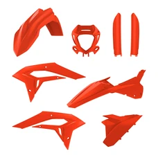 CARROSSERIE/CARENAGE MOTO ENDURO BETA 250 X-TRAINER 2023>2026 ROUGE (KIT PLASTIQUES 8 PIECES) -POLISPORT