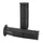 REVETEMENT POIGNEE DOMINO QUAD NOIR CLOSED END 125mm (ATV/JETSKI Ø22/22) (PAIRE)
