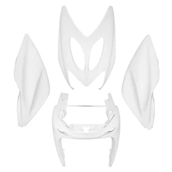 FAIRINGS/BODY PARTS FOR SCOOT MBK 50 NITRO 1997>2012/YAMAHA 50 AEROX 1997>2012 GLOSS WHITE (4 PARTS KIT) -P2R
