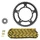 KIT CHAINE ADAPTABLE YAMAHA 50 DT R SM 2002 420 12x50 (DIAM COURONNE 105/120/8.5) (DEMULTIPLICATION ORIGINE) -AFAM