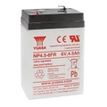 BATTERIE 6V 4 Ah NP4.5-6FR YUASA VRLA SANS ENTRETIEN (Lg70xL47xH105,5) (SPECIAL DAX)