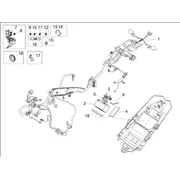 Circuit electrique arrière