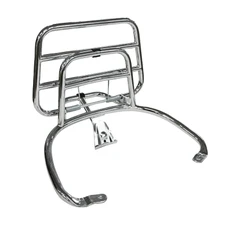 PORTE BAGAGE ARRIERE ORIGINE PIAGGIO 50-125 VESPA PRIMAVERA, SPRINT CHROME -1B000789