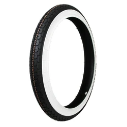 TYRE FOR MOPED 17''  2.25-17 (2 1/4-17) MITAS - WHITE SIDEWALL- B4 39J TT REINFORCED