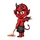 AUTOCOLLANT/STICKER LETHAL THREAT MINI LIL DEVIL (60x80mm)