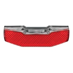 ECLAIRAGE VELO VAE / E-BIKE ARRIERE SUR PORTE-BAGAGE AXA BLUELINE 6V STEADY ENTRAXE 50mm COMPATIBLE DYNAMO (ECLAIRAGE A L'ARRET 4 MINUTES) - VISIBLE A 600m