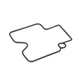 GASKET FOR BOWL for CARB KEIHIN FCR 35 > 41 (ORIGINAL)