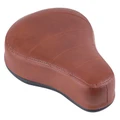 SELLE CYCLO ADAPTABLE PEUGEOT 103 / MBK 51 MARRON (SANS RESSORT)  -SELECTION P2R-