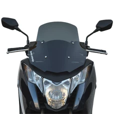 WINDSHIELD FOR MAXISCOOTER HONDA 700 INTEGRA 2012>, 750 INTEGRA 2014> (SHORT-DARK SMOKED)  -MALOSSI-