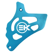SPROCKET COVER 50 WITH GEARBOX ARTEK FOR MINARELLI 50 AM6/BETA 50 RR/RIEJU 50 MRT/SHERCO 50 SM-R, SE-R ALU CNC BLUE