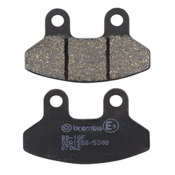 PLAQUETTE DE FREIN BREMBO POUR SYM 125 JOYRIDE 2001>2009 AV, 300 JOYRIDE 2022> AV/RIEJU 125 RS2 PRO 2008>2012 AV/LAVERDA 125 PHOENIX 2001>2004 AV (SCOOTER CARBONE CERAMIQUE) -07062CC