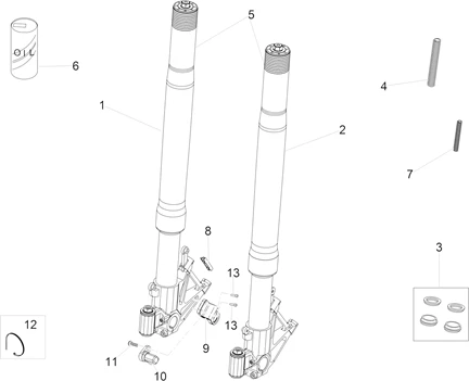 Fourche Av. Ohlins