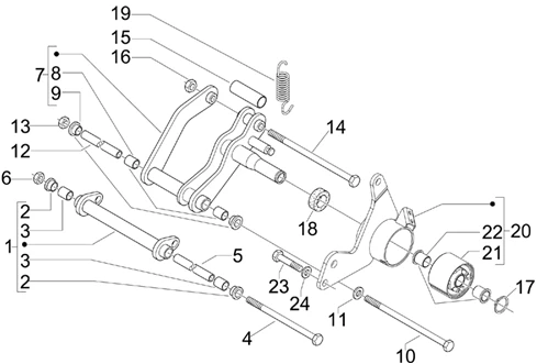 Bras oscillant
