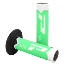 GRIP- PROGRIP OFF ROAD 788 TRIPLE DENSITY FLUO WHITE/GREEN/BLACK 115mm (PAIR) (CROSS/MX)