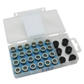 VARIATOR ROLLERS FOR SCOOTT POLINI 15x12  4,5/5,0/5,5/6,0g (4X6 SET)  FOR MBK 50 BOOSTER, NITRO, OVETTO, STUNT/YAMAHA 50 BWS, AEROX, NEOS (242.402)