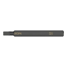 EMBOUTS/LAMES INTERCHANGEABLES DE TOURNEVIS A FRAPPER WERA 840 S 1/4 6 PANS/ALLEN 4 mm L 70 mm (VENDU A L'UNITE)) -MARQUE ALLEMANDE POUR LES ATELIERS