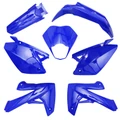 CARROSSERIE/CARENAGE 50 A BOITE ADAPTABLE RIEJU 50 MRT 2009>2021, MRT ENDURO 2009>2021, MRT PRO 2009>2021, MRT SM 2009>2021 BLEU BRILLANT (KIT 7 PIECES)  -P2R-