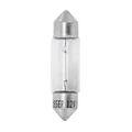 AMPOULE/LAMPE STANDARD 12V 10W CULOT SV 8.5-8 (11x35) NORME C5W NAVETTE BLANC (FEU DE POSITION) (VENDU A L UNITE)  -FLOSSER-